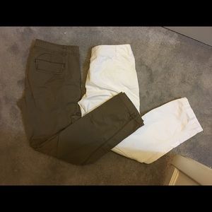 LOFT cargo pants, size 8 ankle, two pair bundle